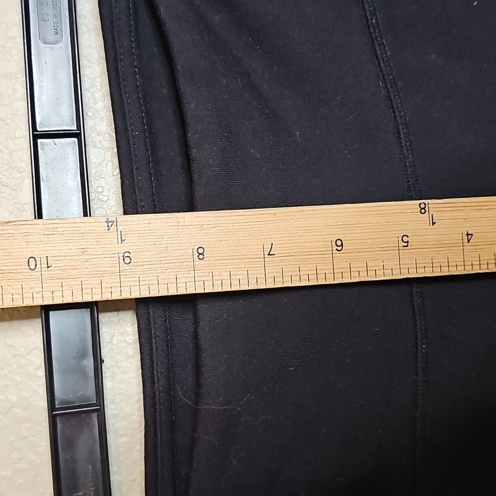 ALO Yoga Black Moto Leggings Small Mid Rise Full Length - Picture 10 of 11
